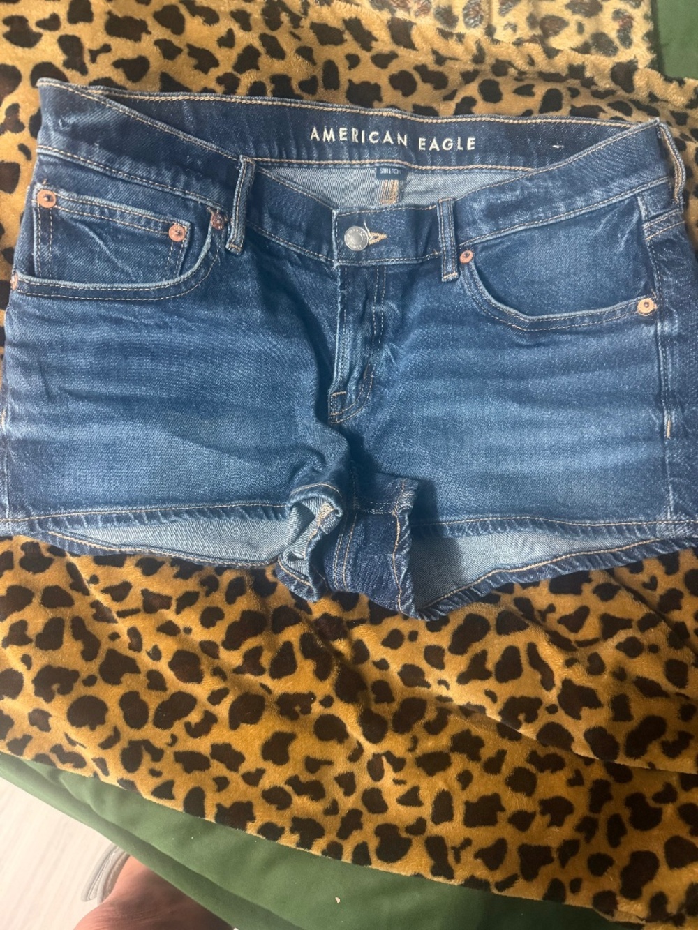 American Eagle Blue Jean Shorts
